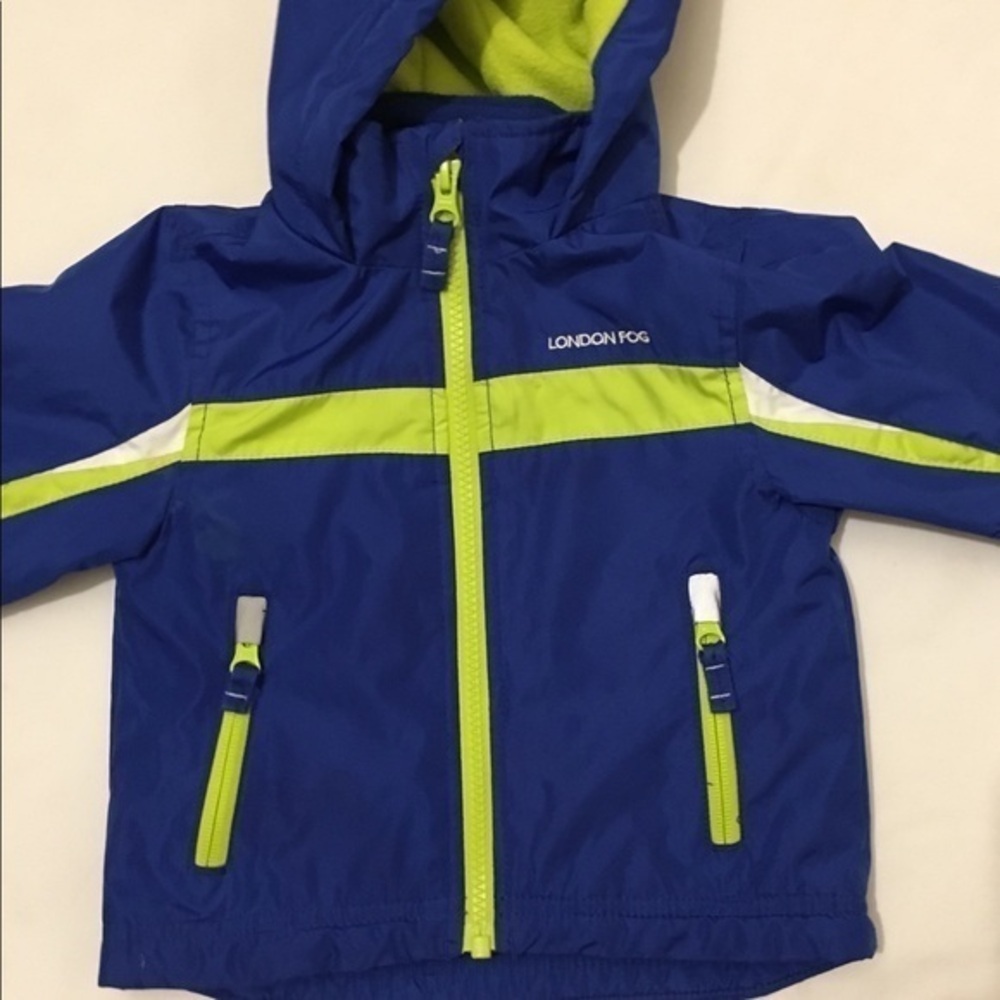 London Fog 12M Baby Boy Long Sleeve hooded zip up
